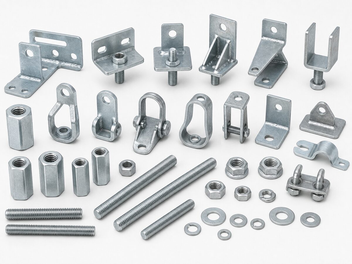 Threaded Rod Hanger for Pipe Support Brackets / Clamps made to drawings
