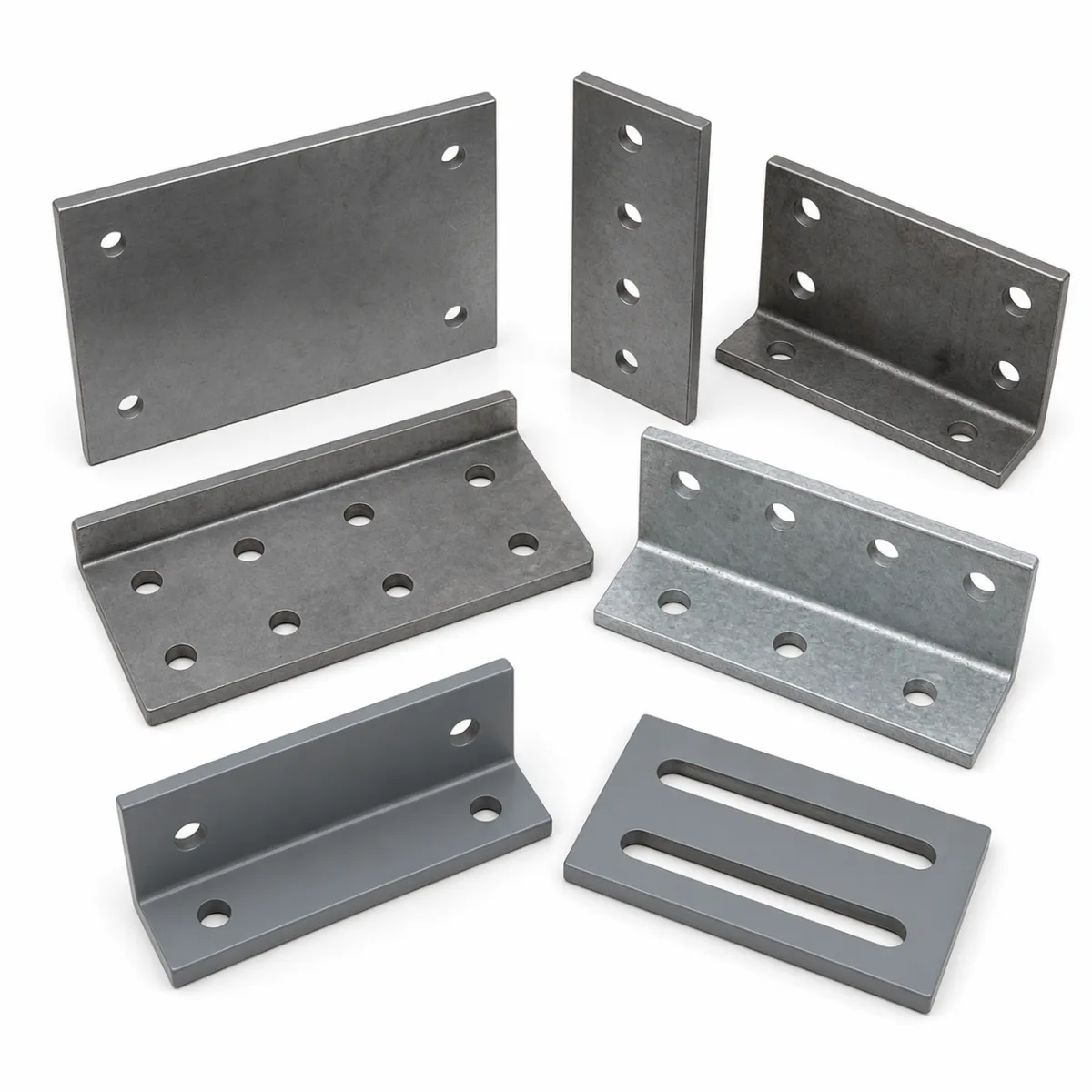Beam Connection Plates custom metal part made to drawings