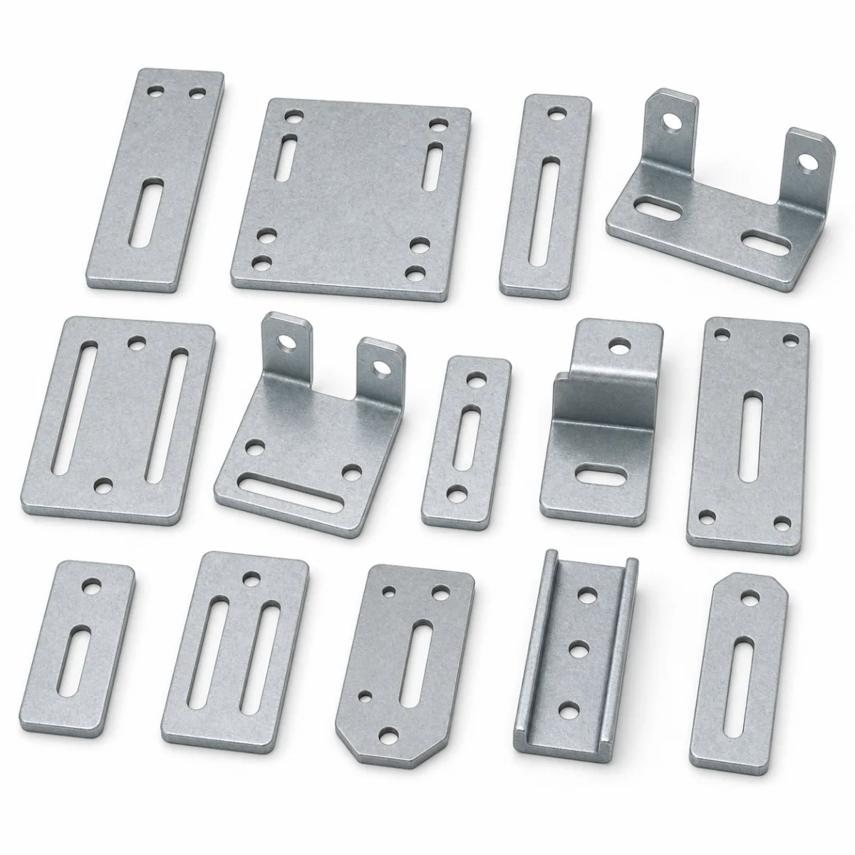 Cable Tray Hanger Plates custom metal part made to drawings