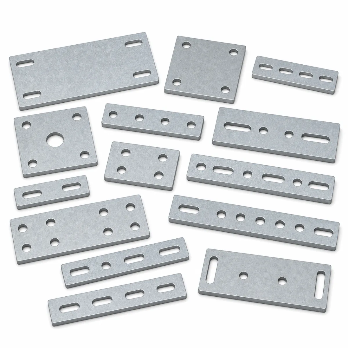 Cable Ladder Connector Plates custom metal part made to drawings