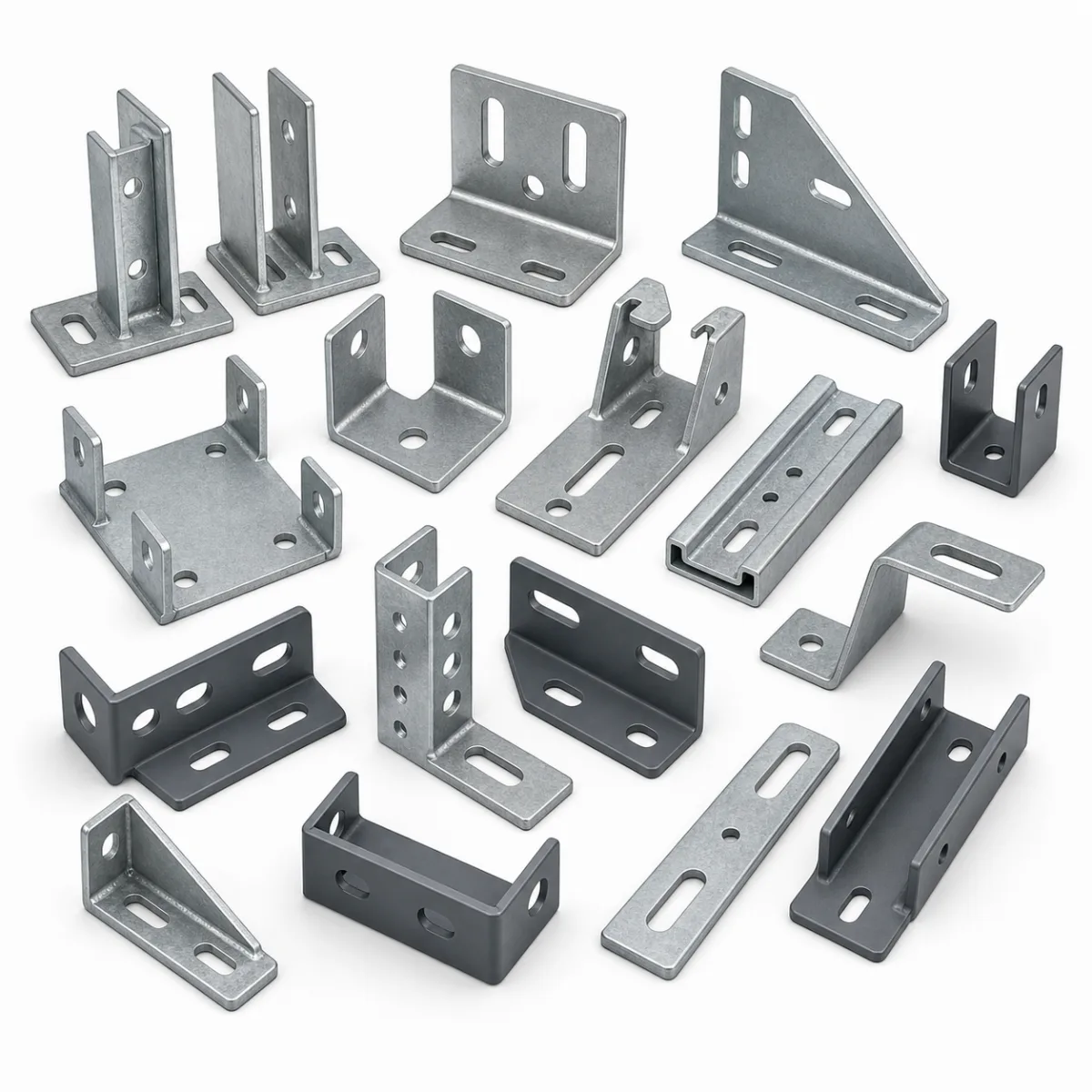 Strut Channel Brackets custom metal part made to drawings