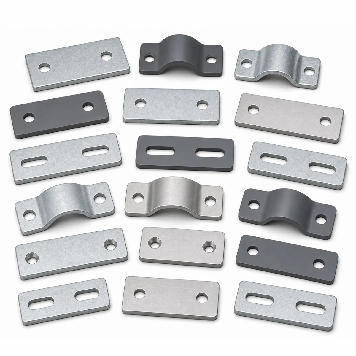 U Bolt Plates custom metal part made to drawings