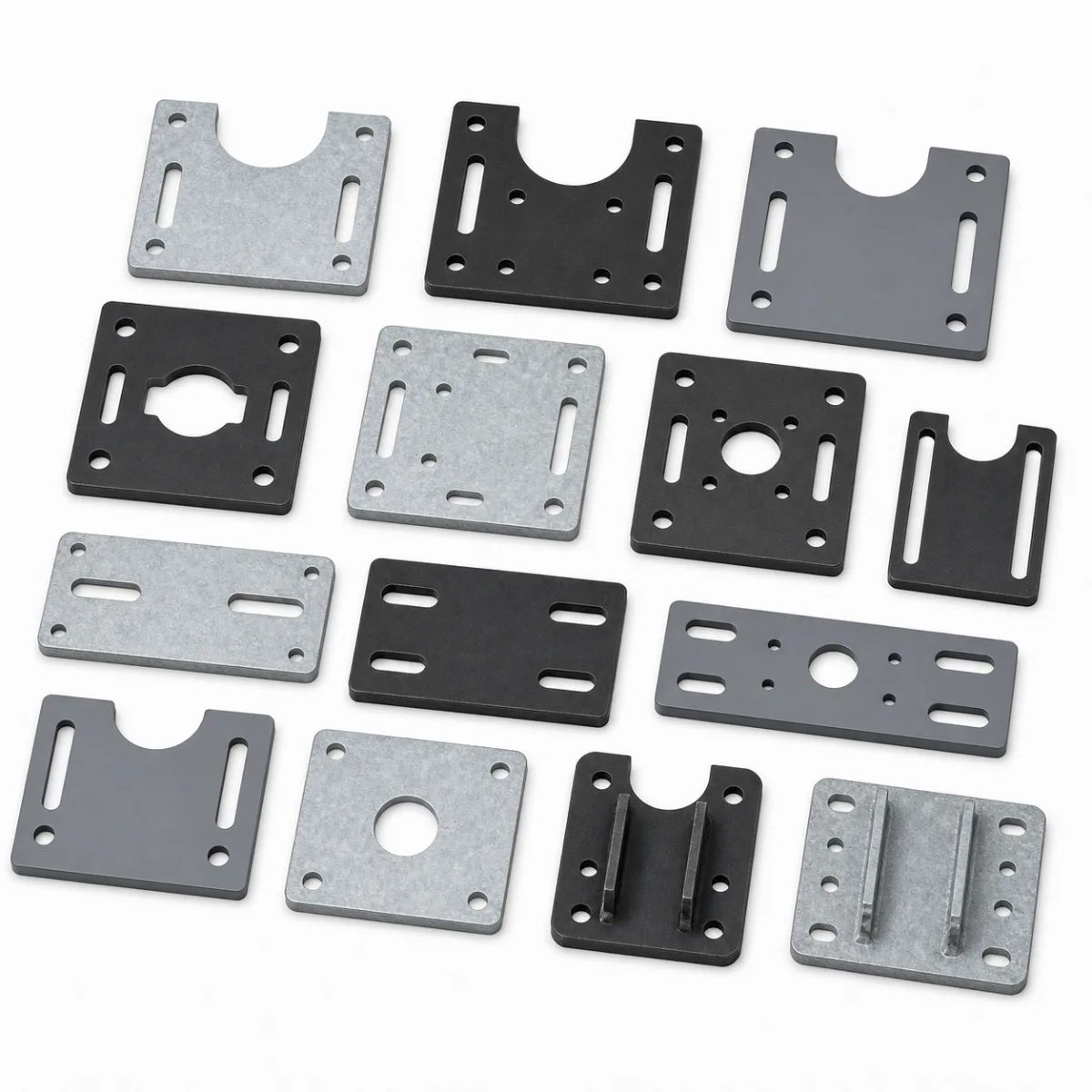 Pipe Guide Plates custom metal part made to drawings