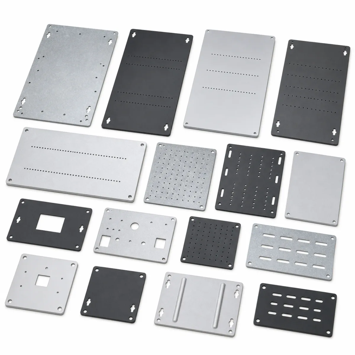 Electrical Enclosure Mounting Plates custom metal part made to drawings
