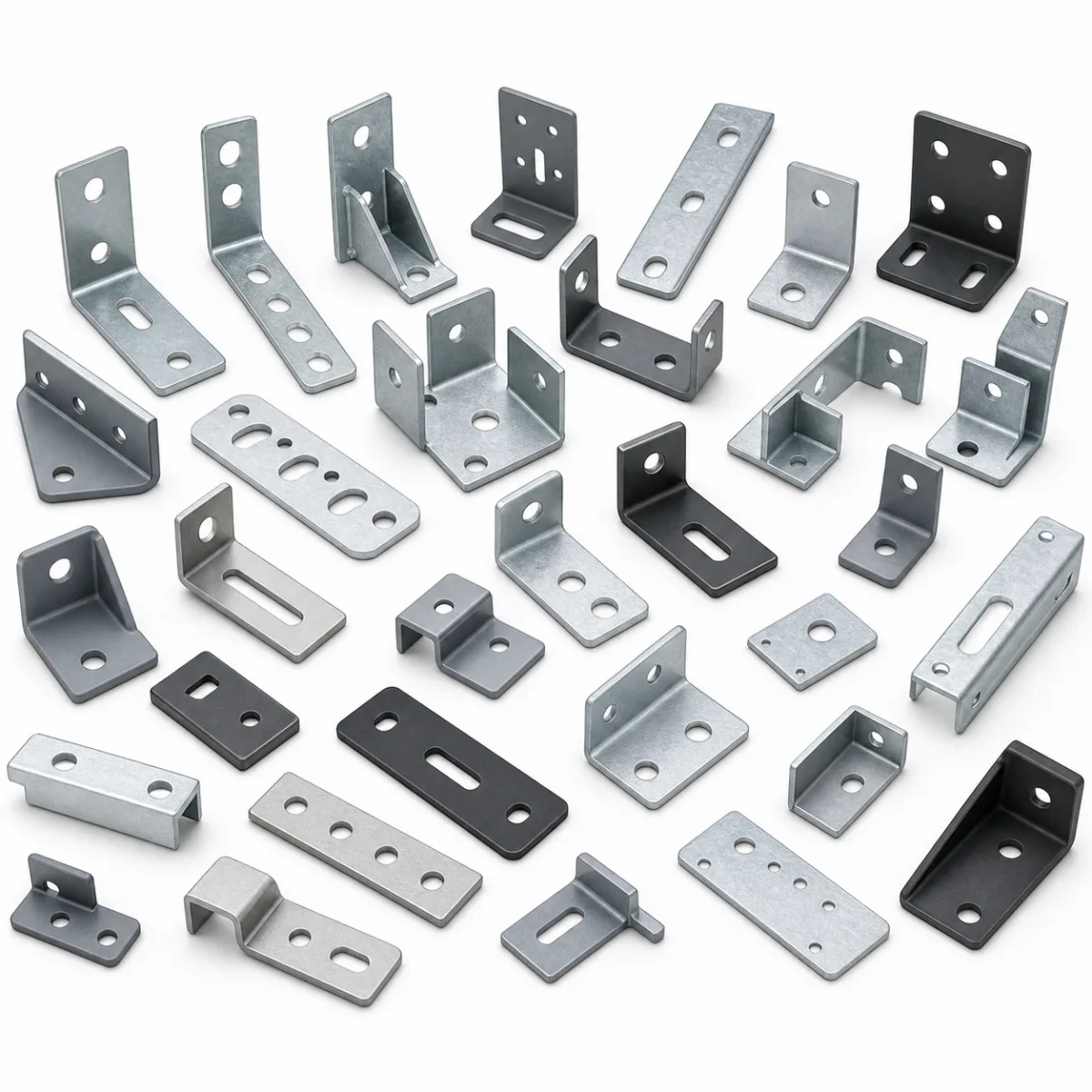 DIN Rail Brackets custom metal part made to drawings