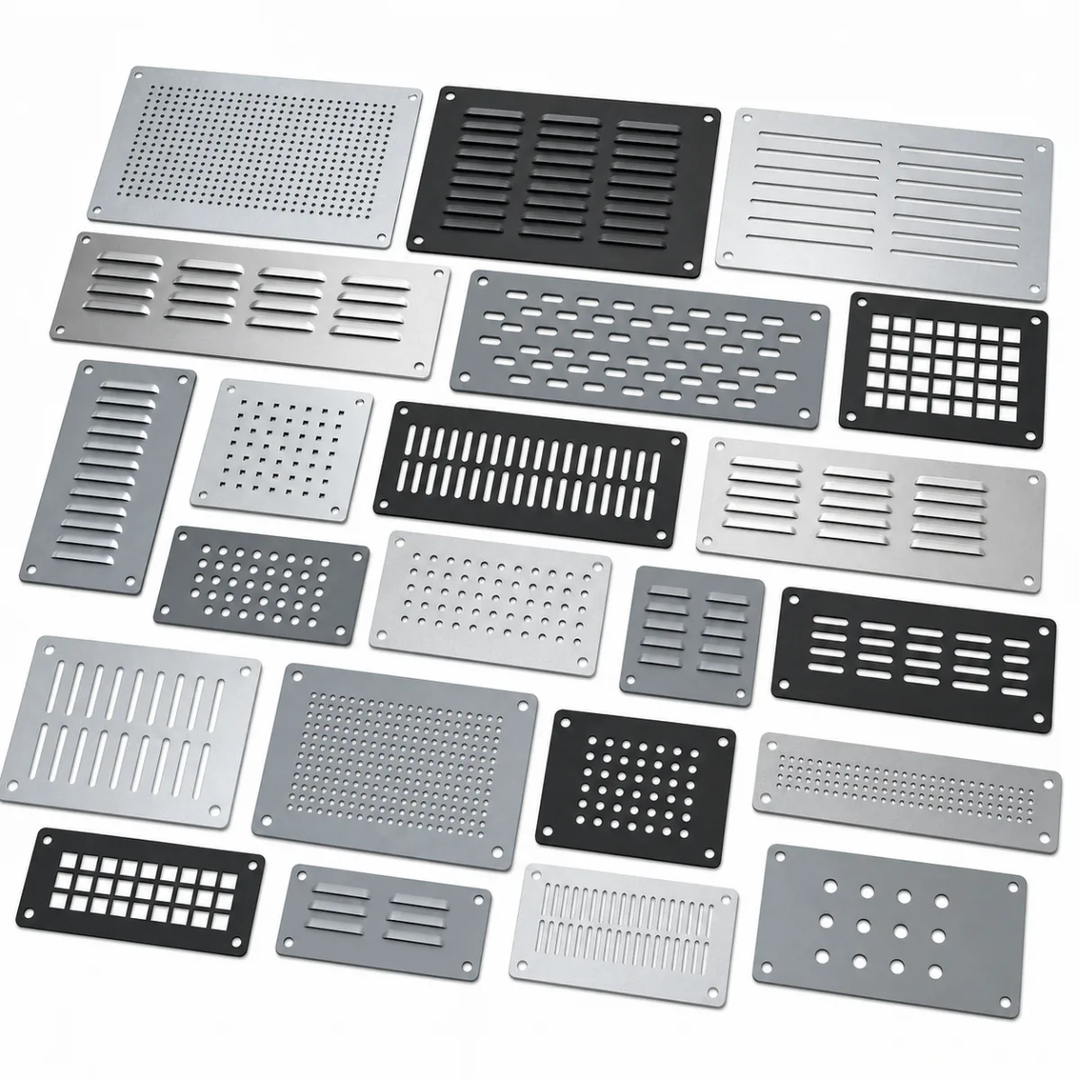 Airflow Panels custom metal part made to drawings